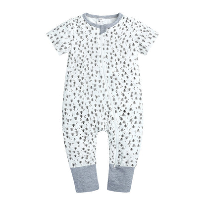The Silver Pine Short-Sleeve Zippy Jumpsuit