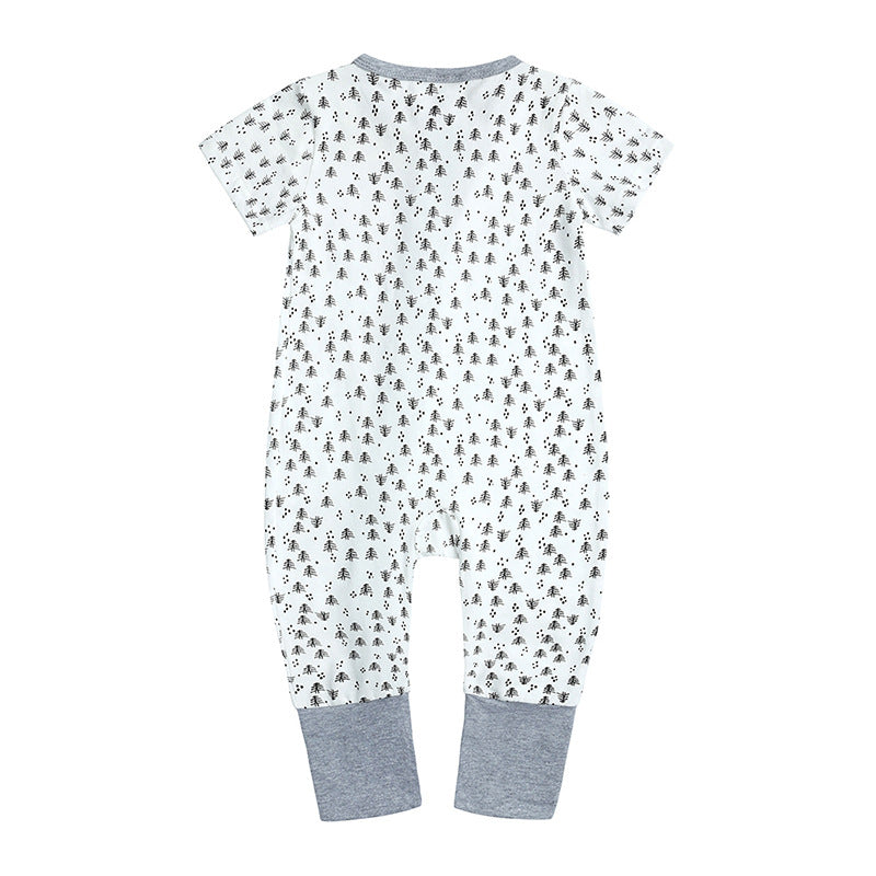 The Silver Pine Short-Sleeve Zippy Jumpsuit