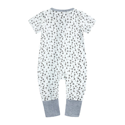 The Silver Pine Short-Sleeve Zippy Jumpsuit