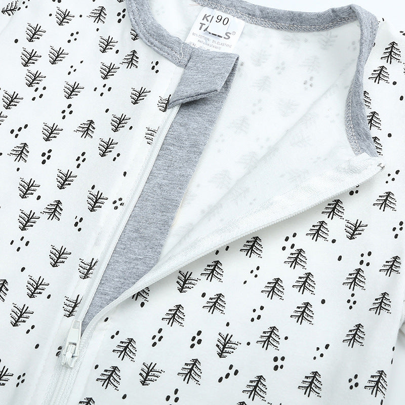 The Silver Pine Short-Sleeve Zippy Jumpsuit