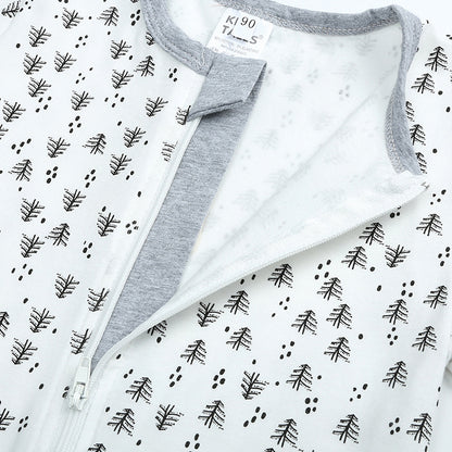 The Silver Pine Short-Sleeve Zippy Jumpsuit