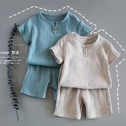 Boy Short - Sleeved Summer Suit