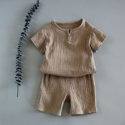 Boy Short - Sleeved Summer Suit