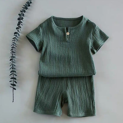 Boy Short - Sleeved Summer Suit