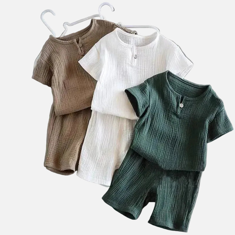 Boy Short - Sleeved Summer Suit