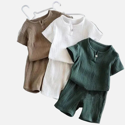 Boy Short - Sleeved Summer Suit