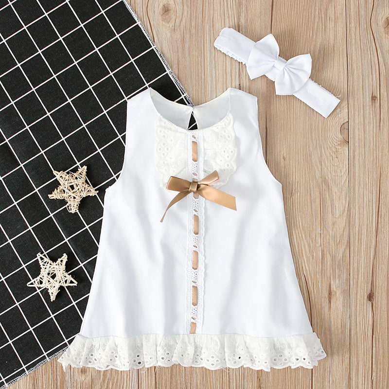The Seraphina Eyelet Flutter Dress