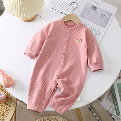 Velvet Thermal Baby Bear Romper Jumpsuit