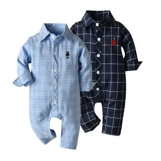 The Little Captain Woven Romper