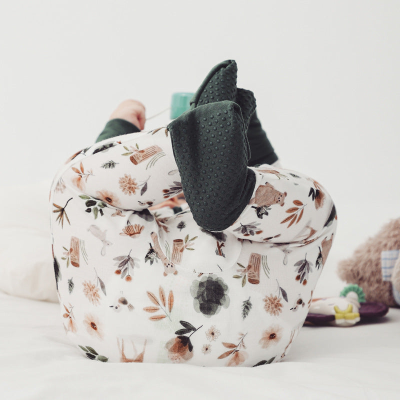 Evergreen Forest Baby Zipper Pajamas – Soft Knit Sleeper