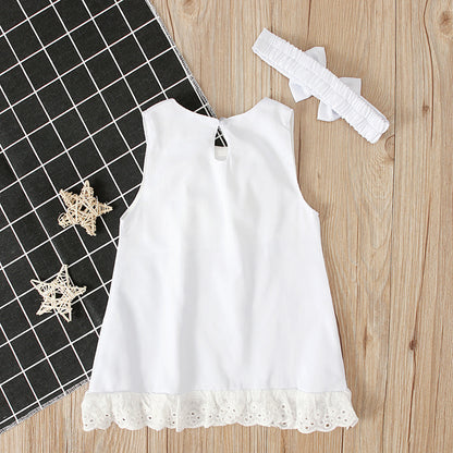 The Seraphina Eyelet Flutter Dress