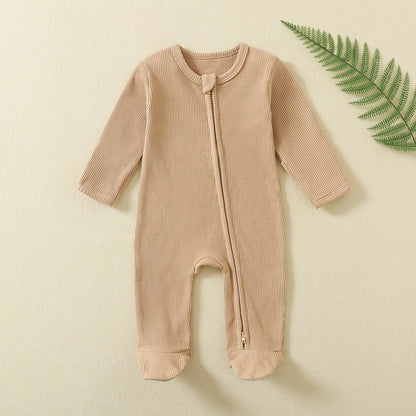 The Heritage Waffle-Knit Zippy