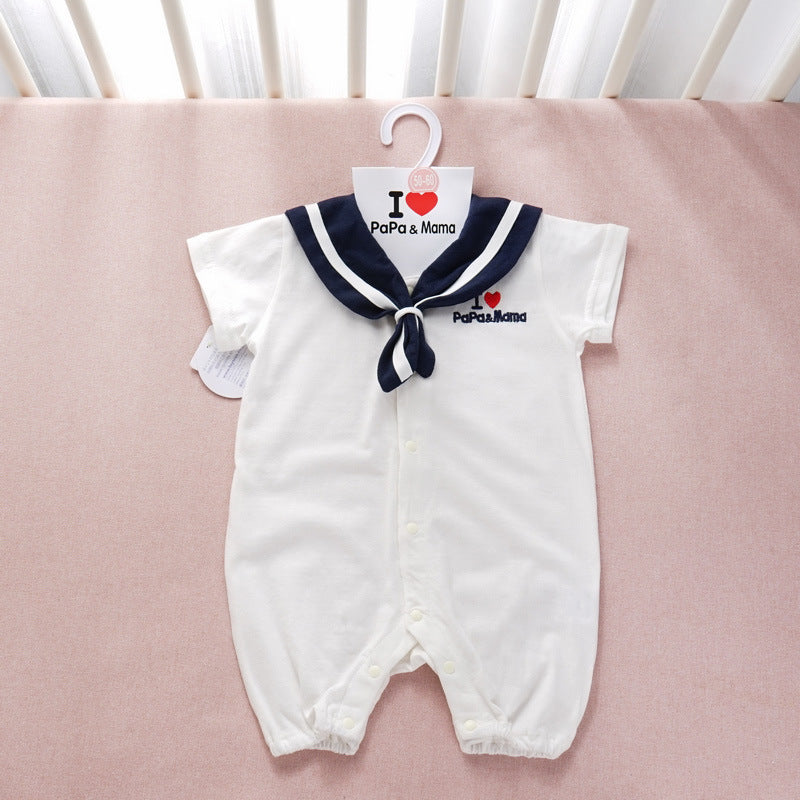 The Little Sailor Heritage Romper
