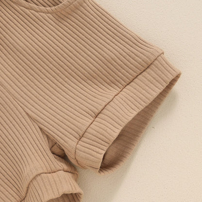The Seaside Ribbed Henley Set