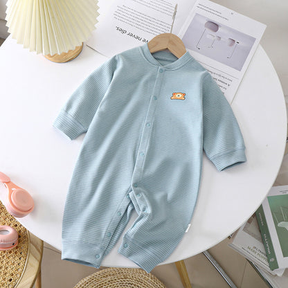 Velvet Thermal Baby Bear Romper Jumpsuit